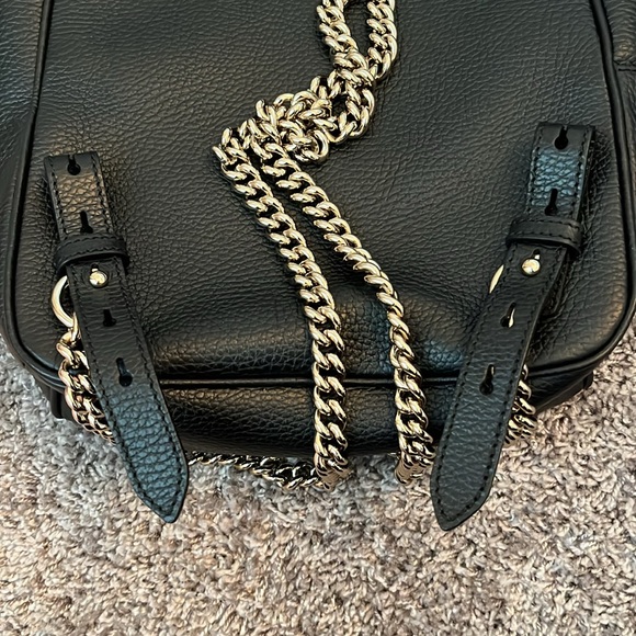 Gucci black leather soho chain backpack - Picture 16 of 17